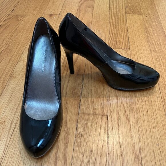 Bandolino Black Patent Leather Stiletto pumps size 6 - Picture 1 of 8
